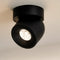 Sort LED loftlampe med justerbar retning, moderne indendørs
