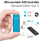 Portable SSD Hard Drive 1TB USB 3.1 Type-C Blue
