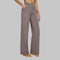 Pantalon Élégant à Taille Haute avec Poches pour Femmes