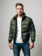 Veste matelassée verte pour homme