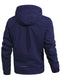 Veste à capuche imperméable bleu marine pour homme
