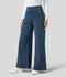 Pantalon Élastique Confortable à Taille Haute