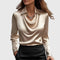 Blouse de Luxe Élégante à Manches Longues