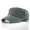 Casquette militaire verte en coton pour adulte