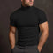 T-shirt à Col Roulé Premium pour Homme - Coupe Slim et Respirante