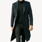 Manteau Homme Long Noir Élégant Hiver