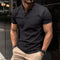 Polo Homme Noir Manches Courtes Casual