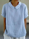Blouse avec col Claudine