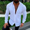 Chemise Homme Blanche à Manches Longues Casual