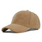Casquette en daim marron pour adulte
