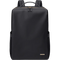 Černý batoh z umělé kůže na notebook