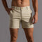 Shorts en coton beige pour homme
