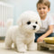 Peluche interactive pour chiot, jouet réaliste pour chien en peluche