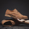 Chaussure Derby en Daim Marron pour Homme