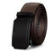Ceinture en cuir marron avec boucle automatique noire