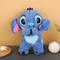 Peluche Alien Bleu Debout avec Oreilles Roses