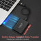 128 GB külső SSD | USB 3.1 és USB-C nagy sebesség | NVMe M.2 technológia | Ütésálló alumínium ötvözet ház | Plug & Play PC-hez, Mac-hez és mobilhoz