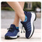 Navy Blue Women's Sneakers with Laces