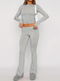 Tenue Femme Deux Pièces Gris Manches Longues