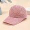 Casquette de Baseball en Crochet de Luxe