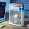 Ventilateur de Table Portable avec Poignée en Cuir