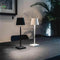 Lampe de table moderne noire et blanche, design minimaliste