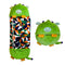 Sac de Couchage Enfant Vert Motif Géométrique Dragon Pliable