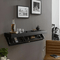 Mensola da parete con scomparto segreto | Legno massello | Design sospeso | Spazio nascosto
