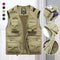 Lightweight Men's Summer Multi-Pocket Vest - Breathable Sleeveless Jacket for Hiking, Fishing, Camping, and Travel