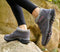 Chaussures de Randonnée Femme Gris avec Doublure en Fourrure