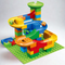 Jeu de construction en blocs colorés pour enfants avec toboggan