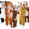 Combinaison Animale Bébé en Peluche - Panda, Lion, Singe, Tigre, Léopard