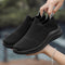 Chaussures de sport noires en maille respirante pour femme