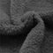 Couverture en polaire grise douce et moelleuse pour lit