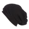 Bonnet en tricot noir unisexe pour l'hiver
