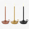 LED-bordlampe i metal med dekorativ ring