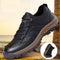 Chaussure de Randonnée en Cuir Noir pour Hommes